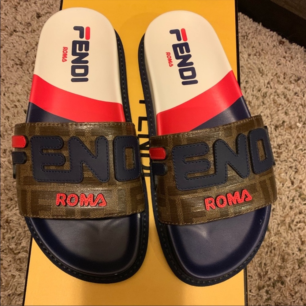 Fendi mania sandals women